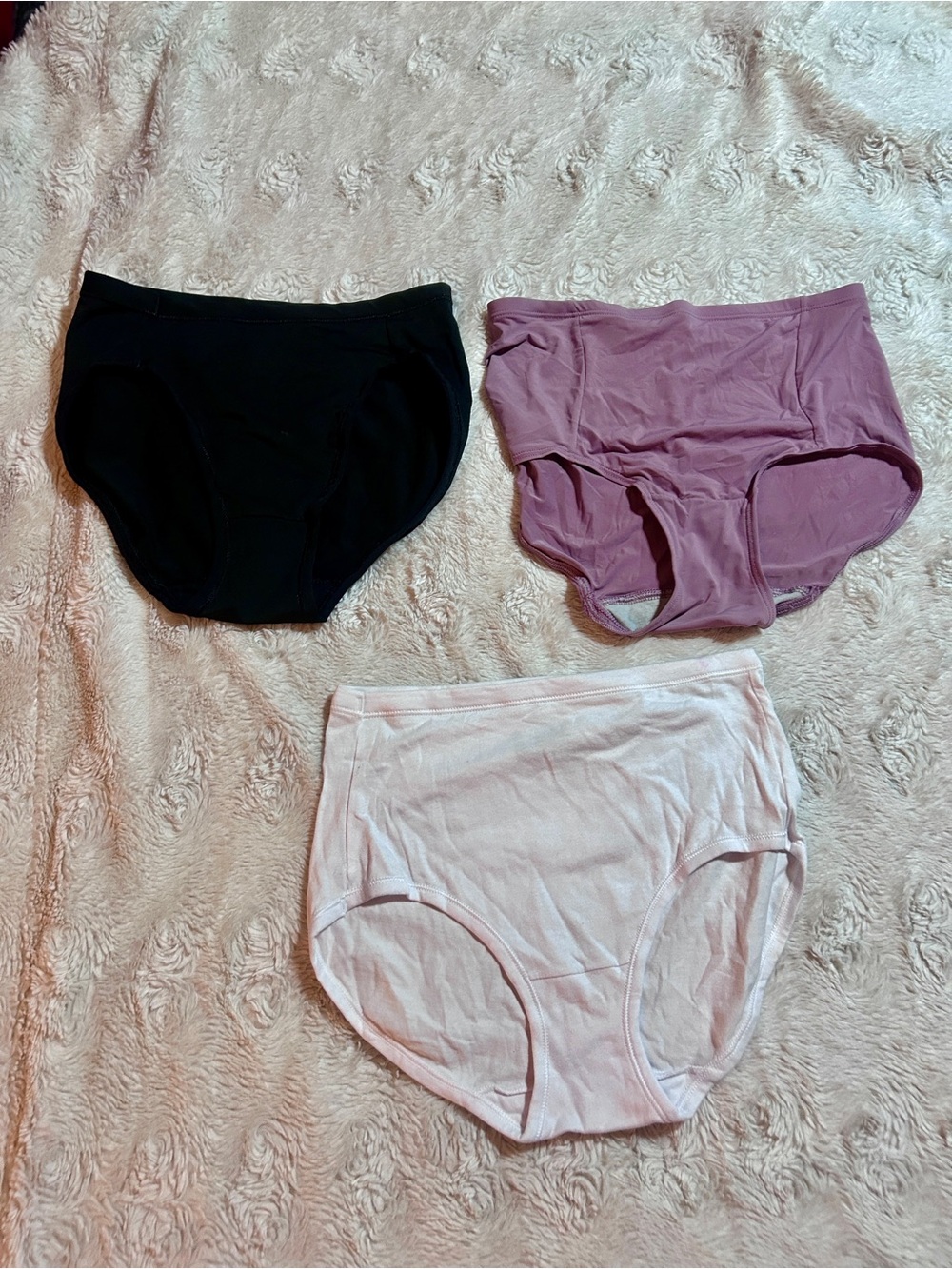 Hanes Women's 3 Pack Cotton Stretch Panties Small New